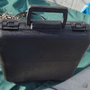 Black Men's Molded Hard Plastic Storage Case